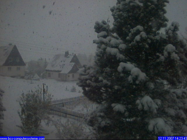 Webcam Holzhau am 12.11.2007 in Holzhau (Erzgebirge)