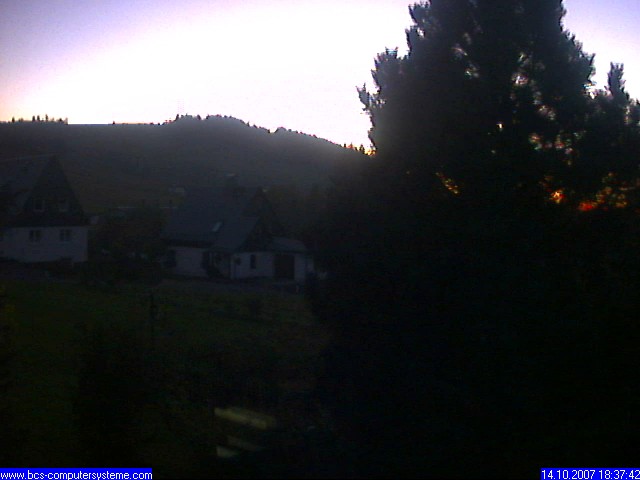 Webcam Holzhau am 14.10.2007 in Holzhau (Erzgebirge)