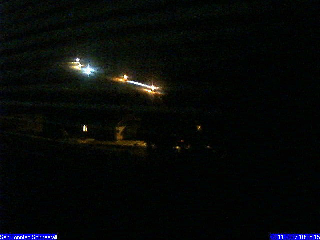 Webcam Holzhau am 28.11.2007 in Holzhau (Erzgebirge)