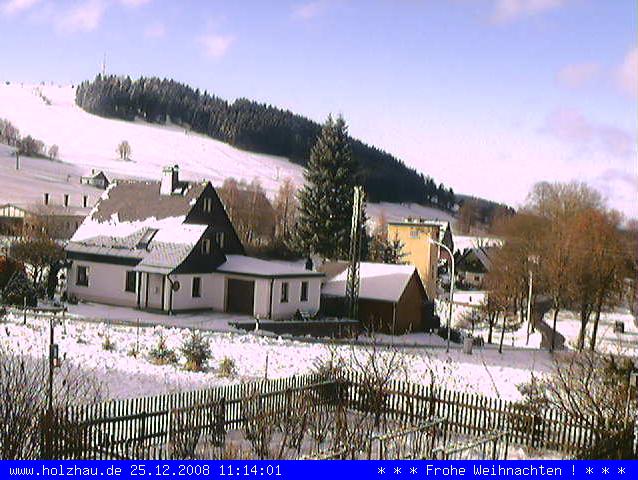 Webcam Holzhau am 25.12.2008 in Holzhau (Erzgebirge)