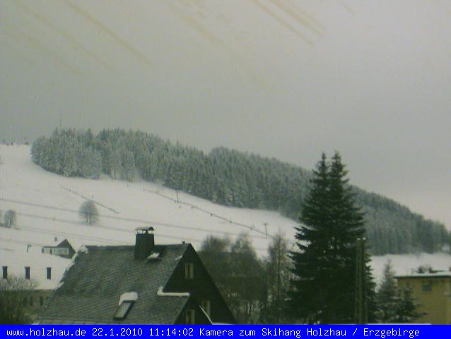 Webcam Holzhau am 22.01.2010 in Holzhau (Erzgebirge)