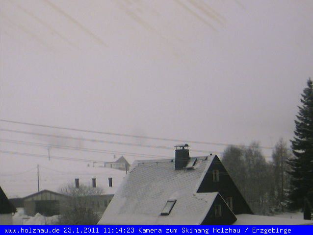 Webcam: Wetter Holzhau 23.01.2011 Webcam Holzhau am 23.01.2011 in Holzhau (Erzgebirge)