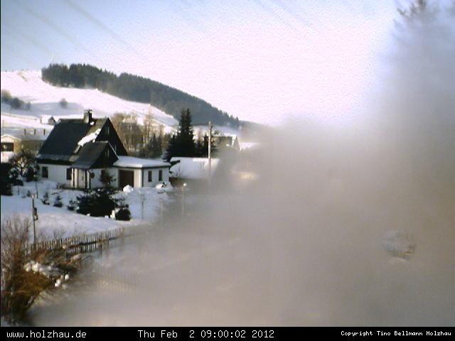 Webcam Holzhau am 02.02.2012 in Holzhau (Erzgebirge)