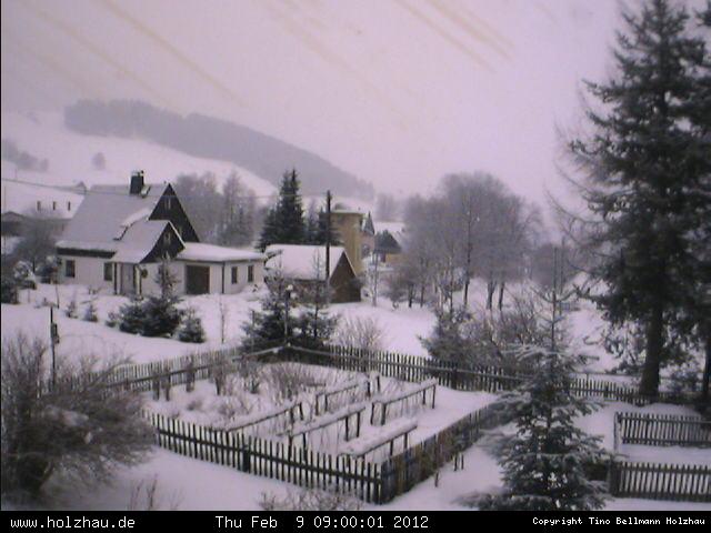 Webcam Holzhau am 09.02.2012 in Holzhau (Erzgebirge)