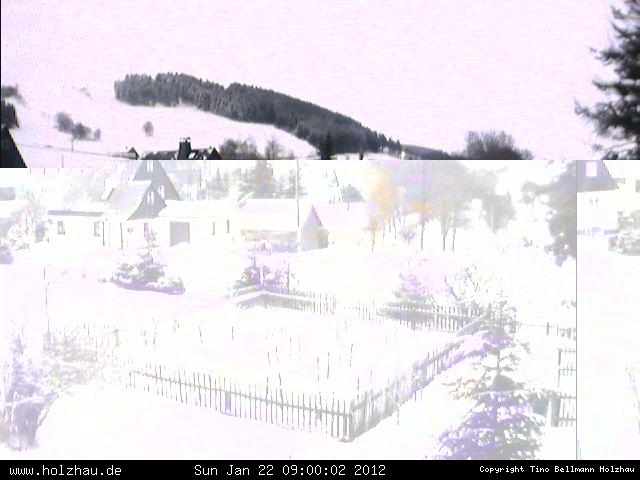 Webcam Holzhau am 22.01.2012 in Holzhau (Erzgebirge)