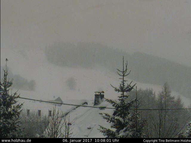 Webcam: Wetter Holzhau 06.01.2017 Webcam Holzhau am 06.01.2017 in Holzhau (Erzgebirge)