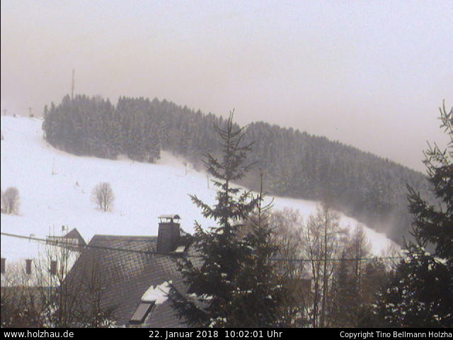 Webcam Holzhau am 22.01.2018 in Holzhau (Erzgebirge)