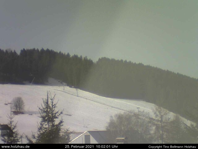 Webcam: Wetter Holzhau 25.02.2021 Webcam Holzhau am 25.02.2021 in Holzhau (Erzgebirge)